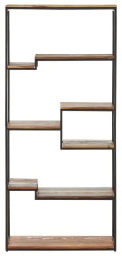 vidaXL Knižnica 80x30x180 cm, recyklovaný masív-
