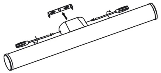 Top Light - LED Kúpeľňové osvetlenie zrkadla MADEIRA LED/15W/230V 60 cm IP44