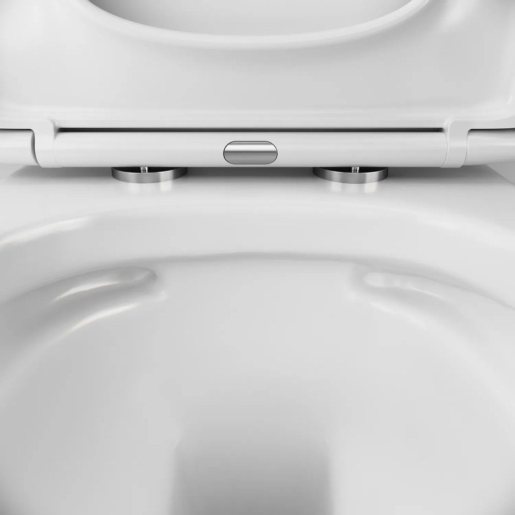 Závesné WC AM.PM Gem CGA1700SC bezokrajové, so sedadlom Microlift, biele
