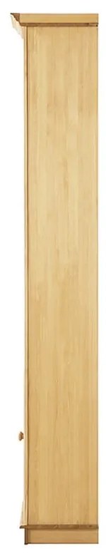 Knižnica z borovicového dreva v prírodnej farbe 74x223x37 cm Anita – Støraa