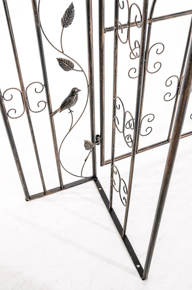 Pergola na popínavé rastliny GS22232 s bránkou - Antik biela