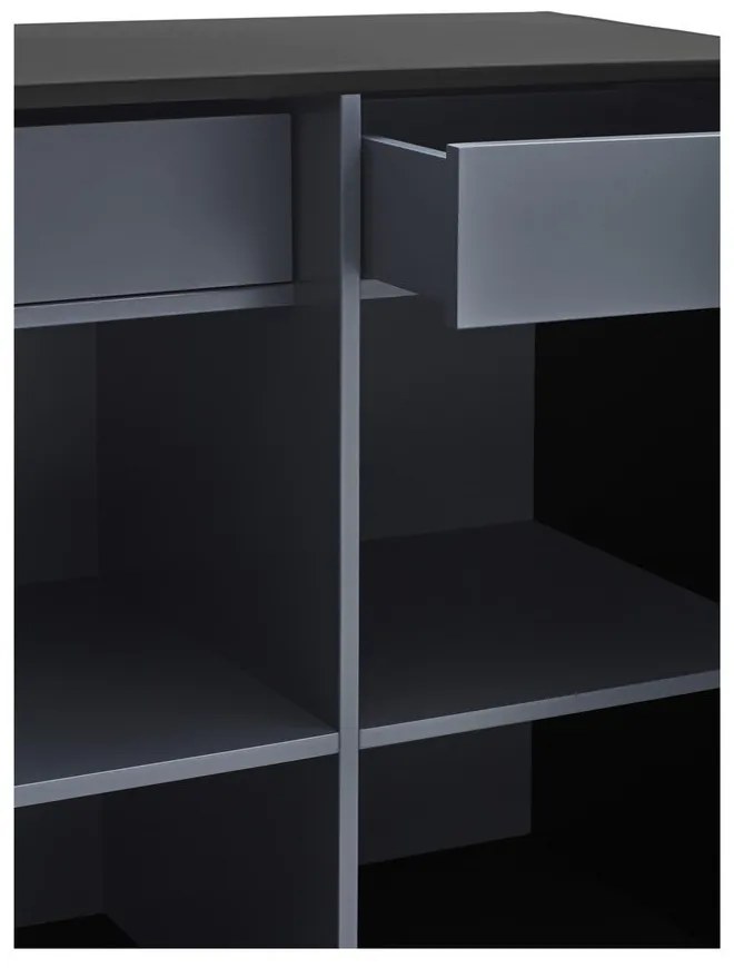 Čierna komoda Teulat Doric