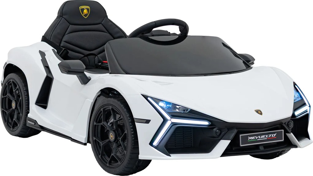 Ramiz Lamborghini Revuelto vozidlo Biela