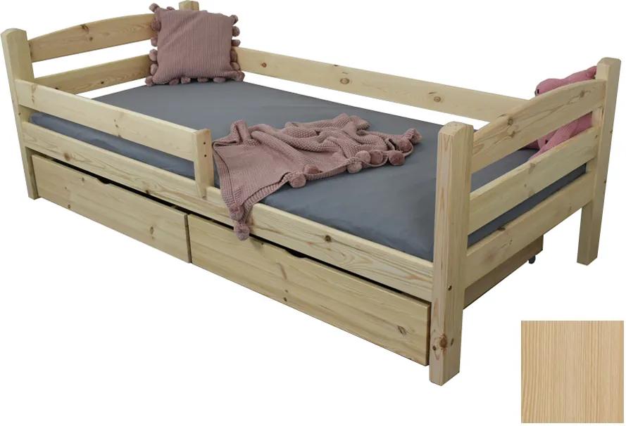 FA Detská posteľ Oľga 5 (200x90 cm) s úložnými priestormi - viac farieb Farba: Prírodná