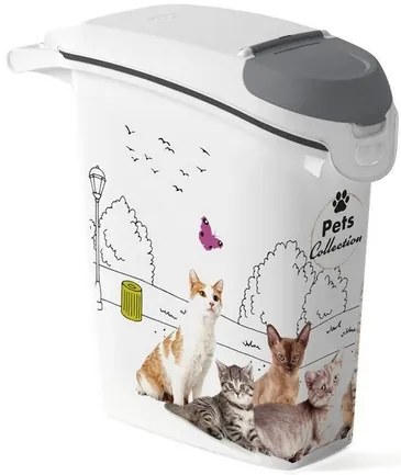 Kontejner a úložný box na granule pro kočky, 23l/10kg CAT