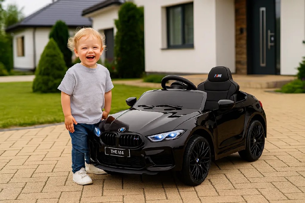 Elektrické autíčko BMW M4 čierne