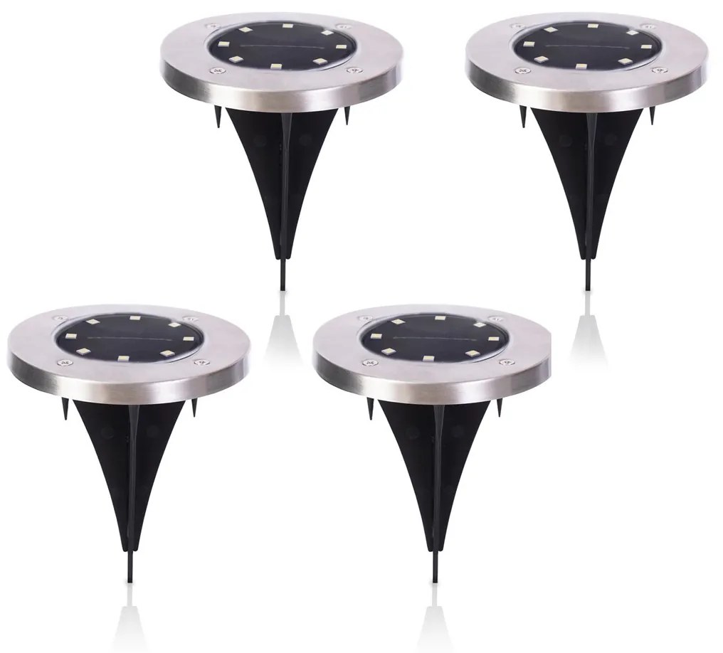 Záhradné solárne lampy SOLUX 4 ks