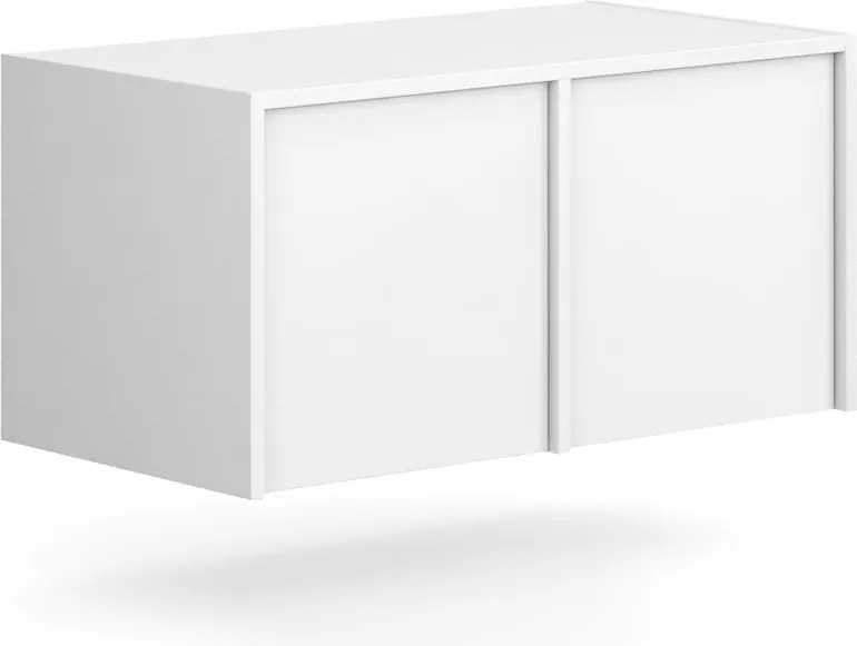 Nadstavba pre skrine FRAME, 2x dvere, 872 x 450 x 427 mm, PUSH-lock, biela