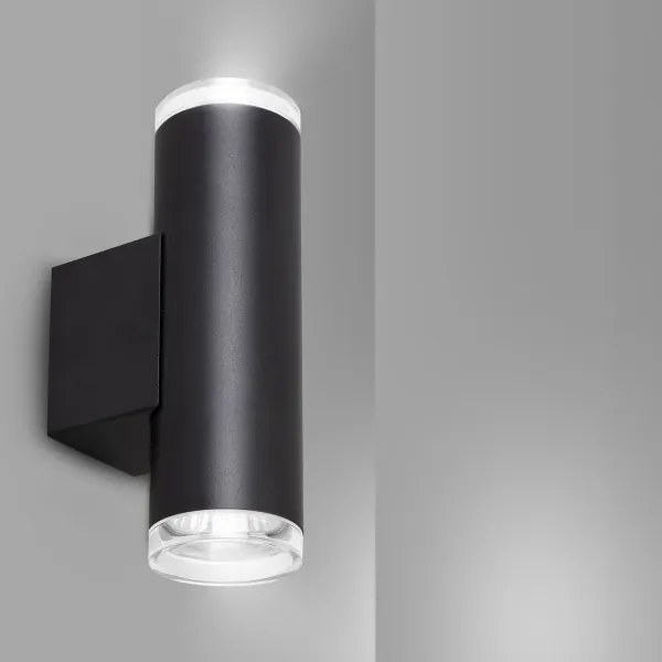 Brilagi - Kúpeľňové bodové svietidlo SELE AQUA 2xGU10/30W/230V IP44 čierna