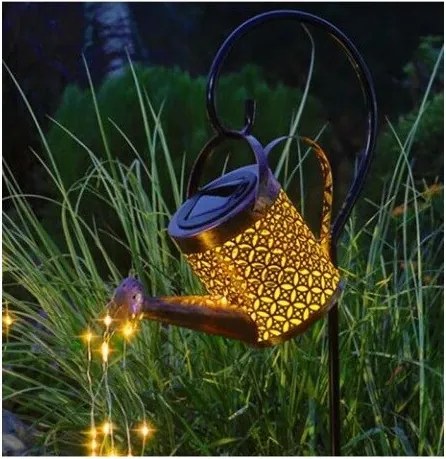 Aldotrade Solárna lampa Konev, 37 LED, teplá bílá
