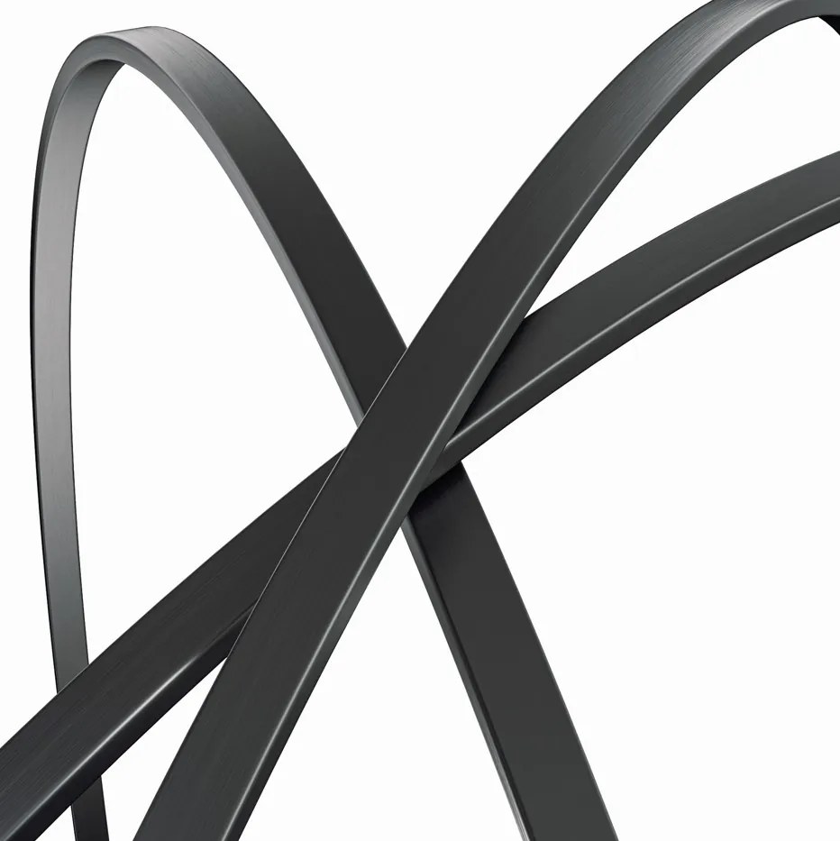 Erga Round, okrúhle zrkadlo 100cm, čierny rám, ERG-V01-ROUND-1010-BK