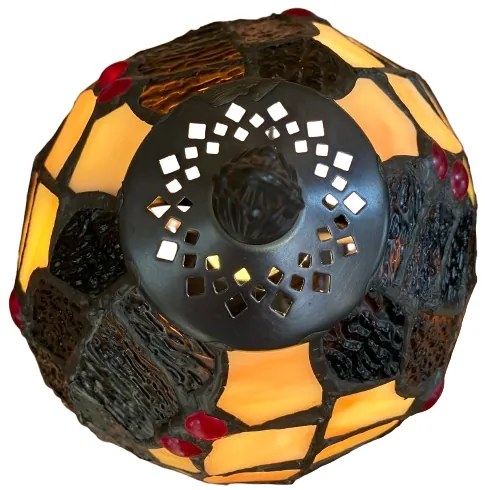 Tiffany tienidlo na lampu FLORA Ø12*12 CM