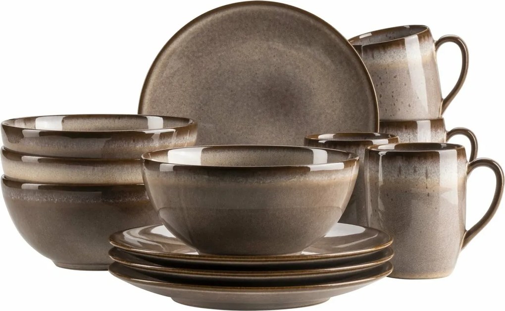 Mäser Súprava riadu na raňajky 12 ks SMOKY'S – hnedá