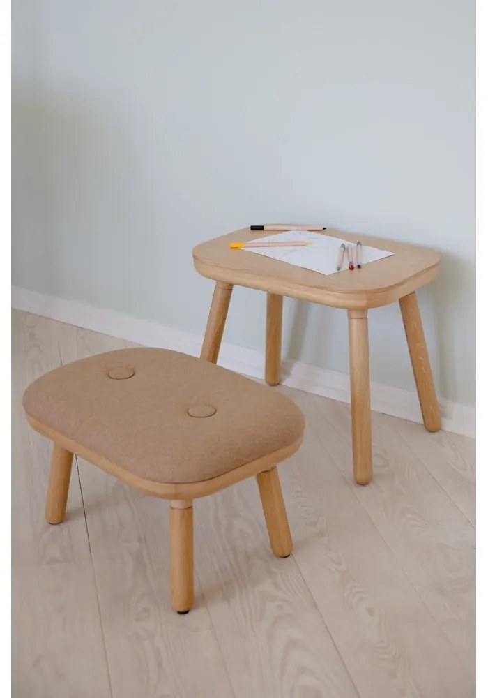 Stolička vo svetlohnedo-prírodnej farbe Paff Low – UMAGE