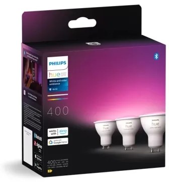 SADA 3x LED RGBW Stmievateľná žiarovka Philips Hue WACA GU10/4,2W/230V 2000-6500K