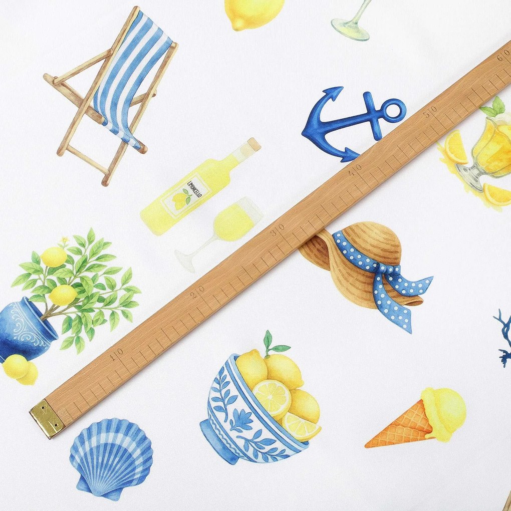 Goldea teflónová látka na obrusy - talianske leto 160 cm