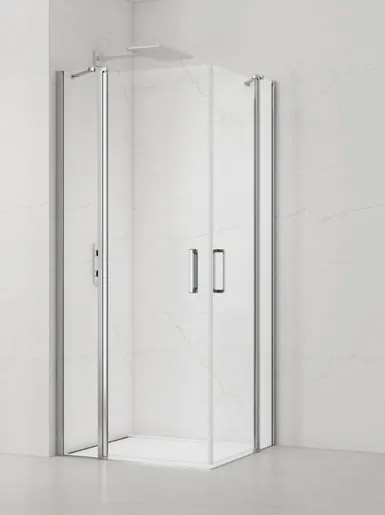 Sprchový kút obdĺžnik 90x80 cm SAT Fusion SATFUDP9080