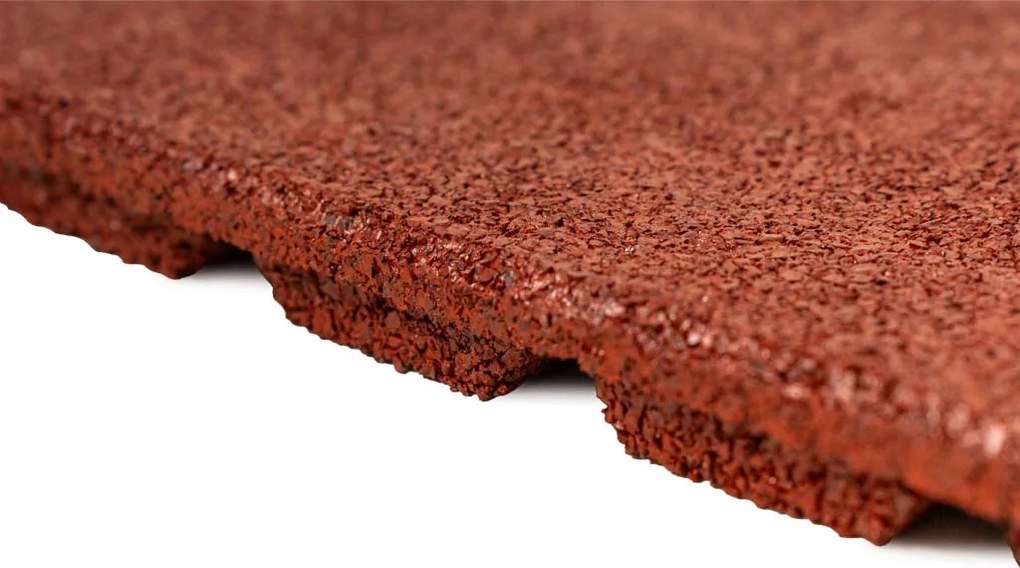 Gumová dlaždica ASLON 40 x 40 cm, červená