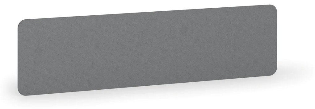 Akustická nástenka 160 x 40 cm, grafit