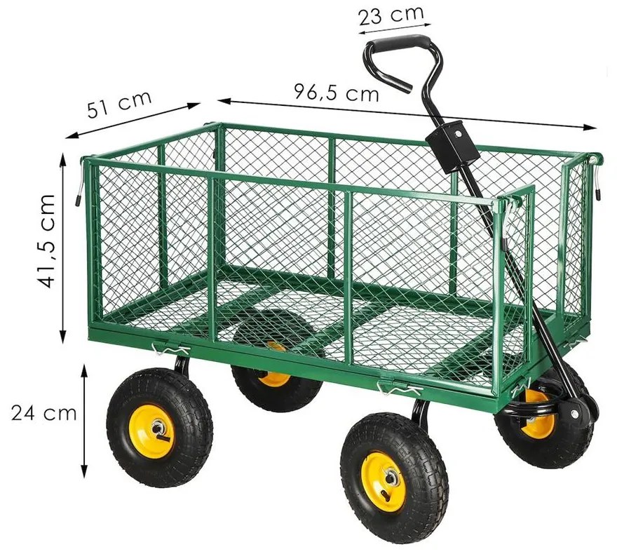 Záhradný vozík do 400 kg SPRINGOS GA0011
