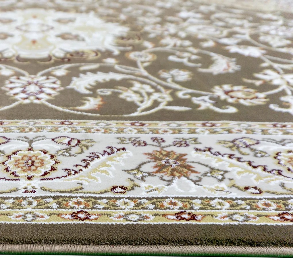 Koberec Shahrazad 4800 hnedý – orientálny vzor, obdĺžnik Rozmer: 80x150 cm