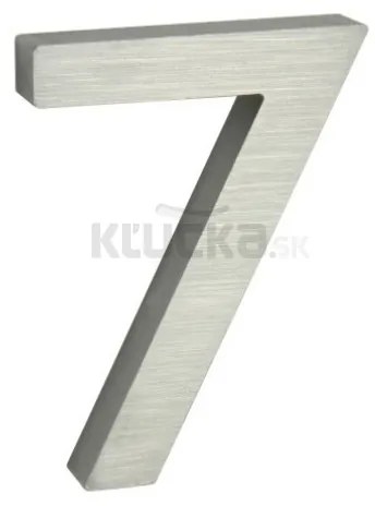 RN.100LV.7.AL.3D číslo "7" strieborné