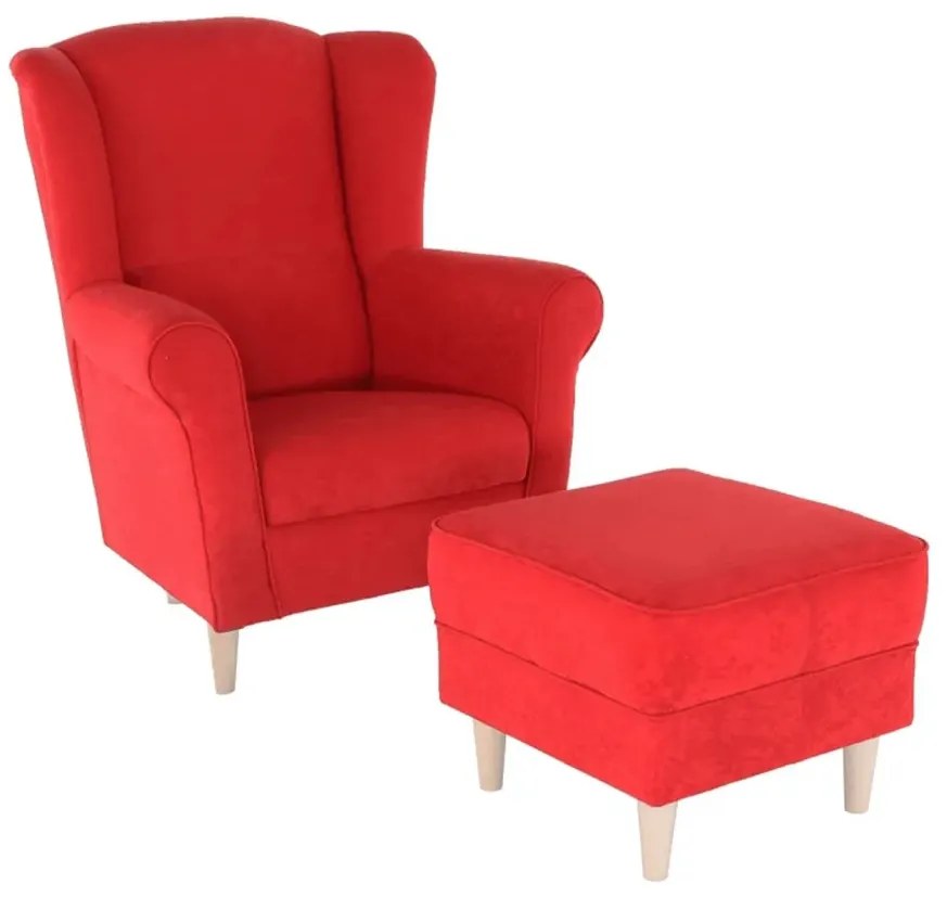 Kreslo s taburetom ASTRID Tempo Kondela