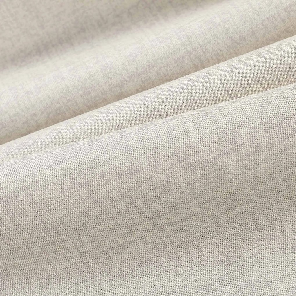 Goldea oválny obrus 100% bavlnené plátno - prírodný režný 120 x 200 cm