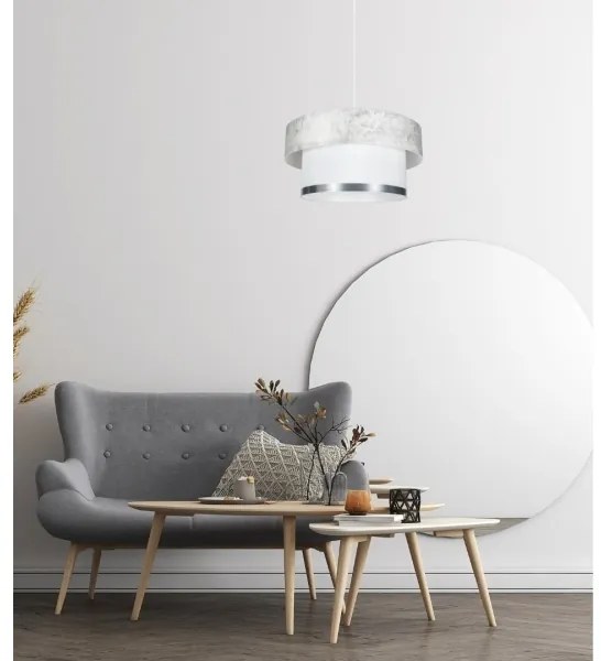 Luster na lanku RESSA 1xE27/60W/230V krémová