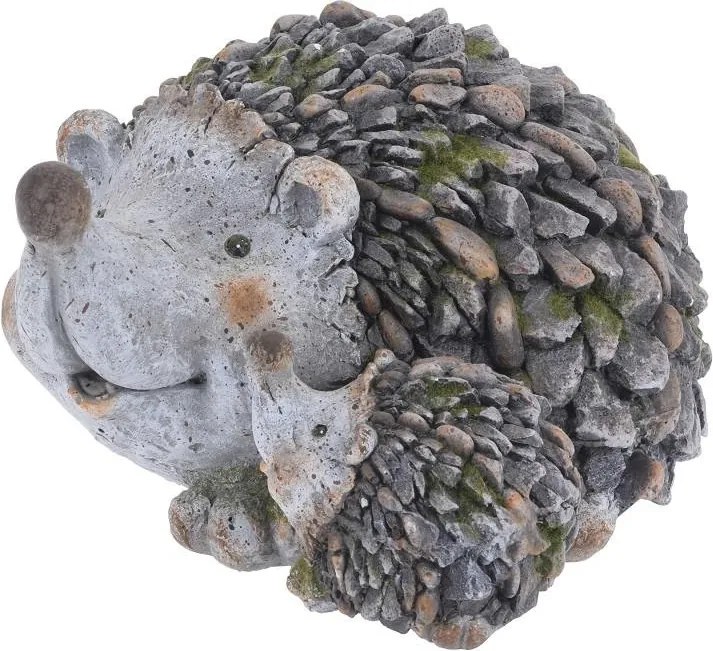 Dekoračná rodinka ježkov 19,5 × 32 × 23 cm
