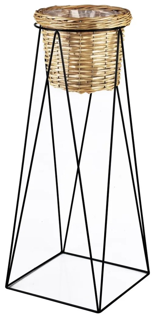 Prútený kvetináč SWEN PRÍRODNÝ 26x80 cm
