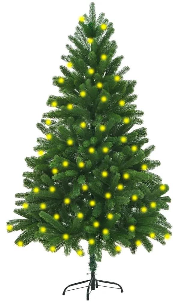 Umelý vianočný stromček s LED 180 cm zelený 3077469