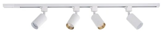 Bodové svietidlo v lištovom systéme TRACER 4xGU10/10W/230V 1 m biele