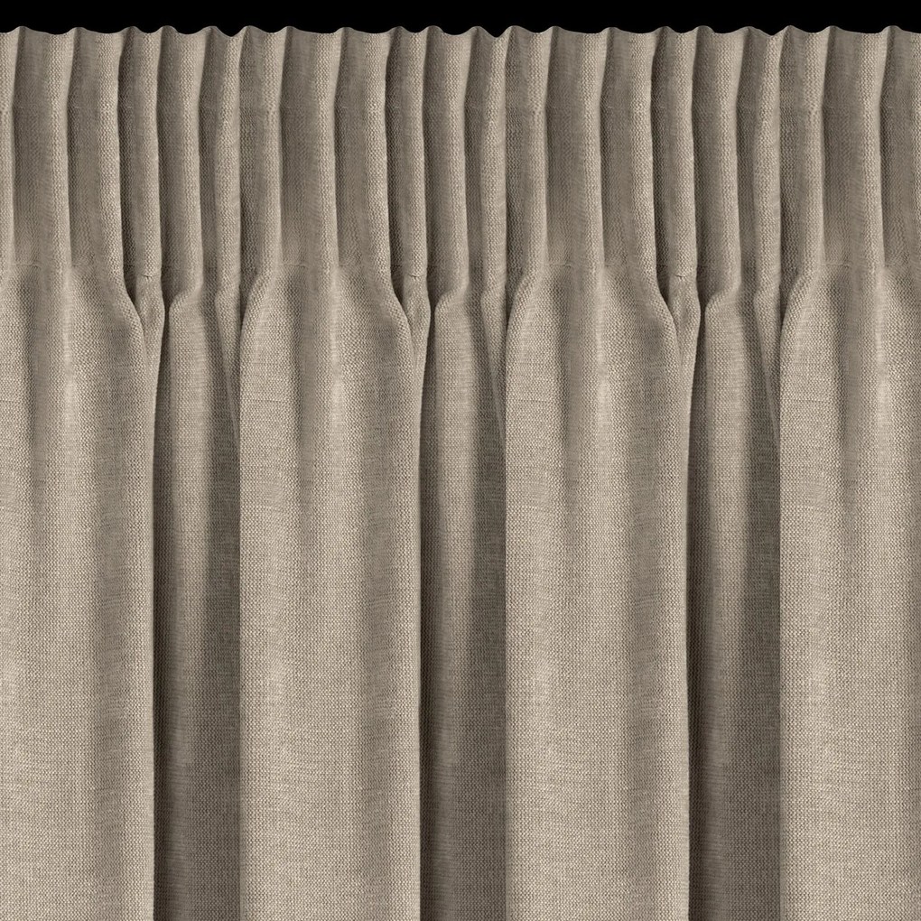 ZÁVES NA PÁSKE NILO 140X270 CM TMAVOBÉŽOVÁ