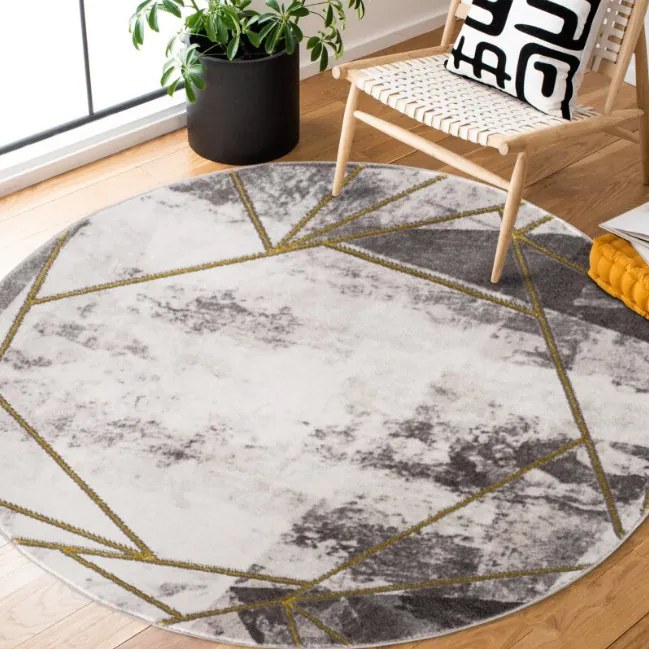 Koberec Noa 9294 sivý / zlatý