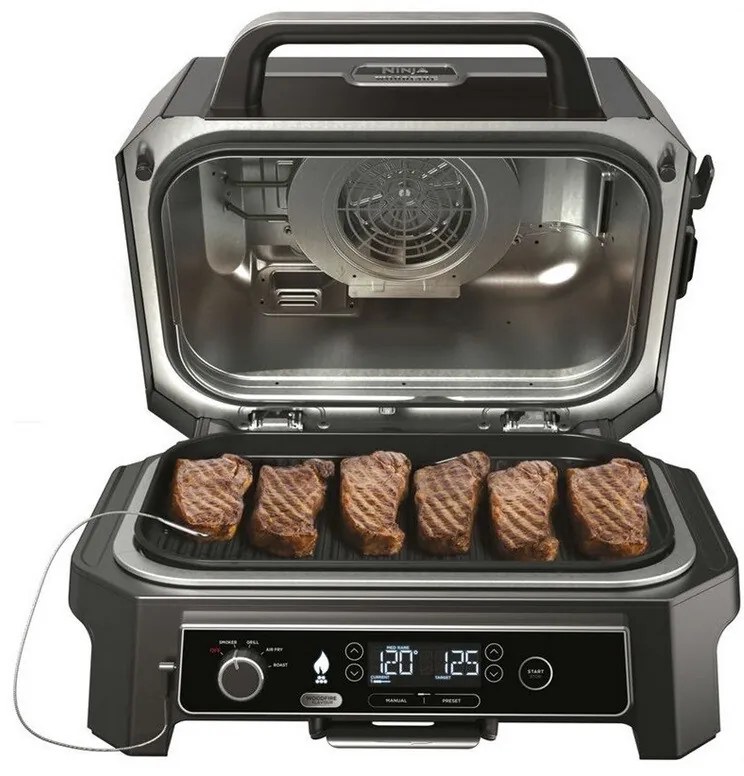 Ninja OG850EU vonkajší elektrický gril Woodfire Pro