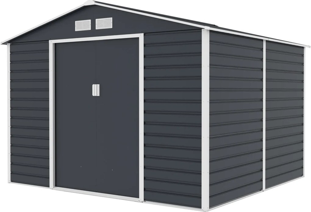 Záhradný domček G21 GAH 706 - 277 x 255 cm, antracitový
