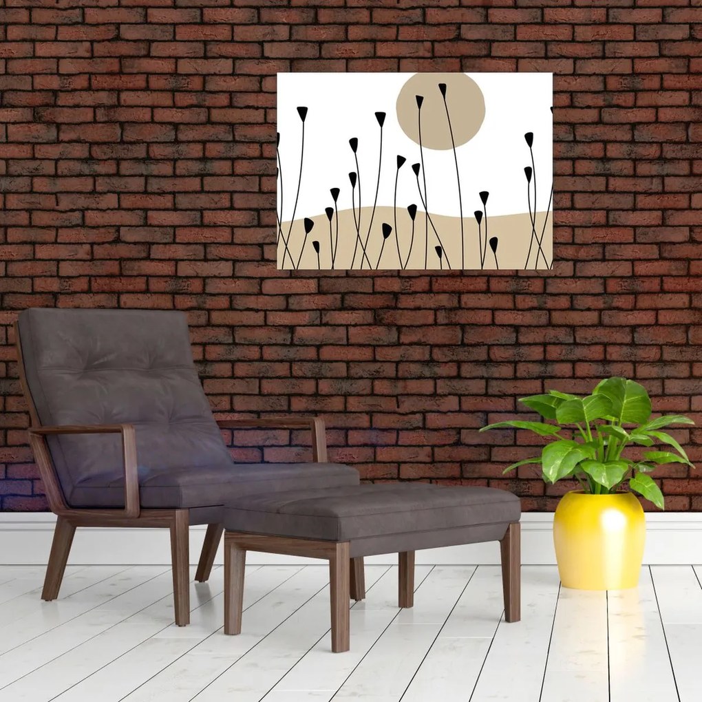 Obraz - Grafická lúka N⁰2 (70x50 cm)