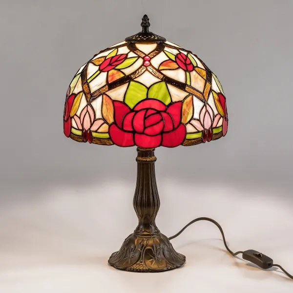 Brilagi - Tiffany vitrážová stolná lampa GARLAN 1xE27/40W/230V