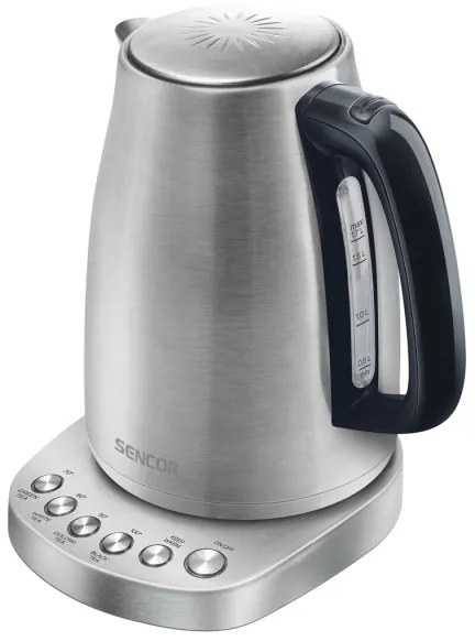 Sencor - Rýchlovarná kanvica s termoreguláciou 1,7 l 2200W/230V nerez