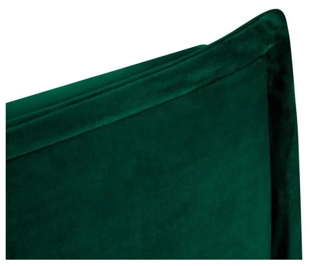 Tmavozelené čelo postele 160x120 cm Monica – Milo Casa