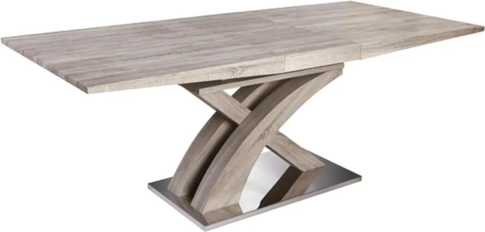 Jedálenský stôl, dub sonoma, BONET TYP 2