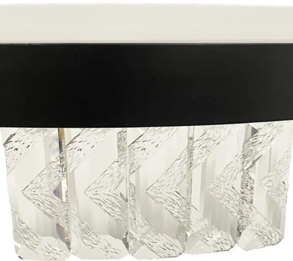 LED Stmievateľný luster na lanku LED/90W/230V 3000-6500K čierna + diaľkové ovládanie