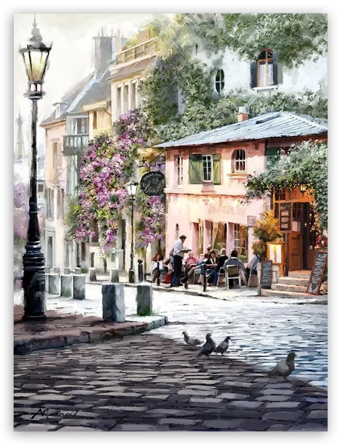 Obraz Styler Canvas Summer Corner, 60 × 80 cm