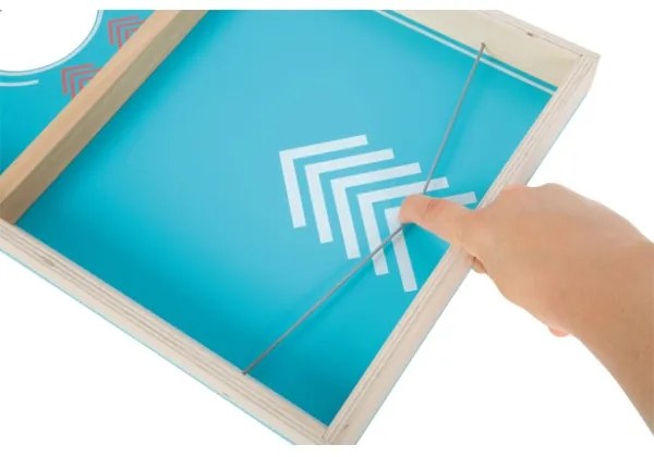 Small Foot - Hra 2v1 cornhole a stolný hokej Active