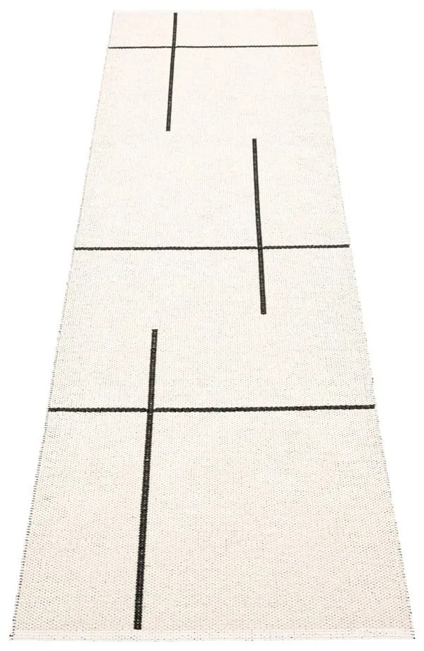 Čierny vnútorný a vonkajší behúň 70x270 cm Fred Black – Pappelina