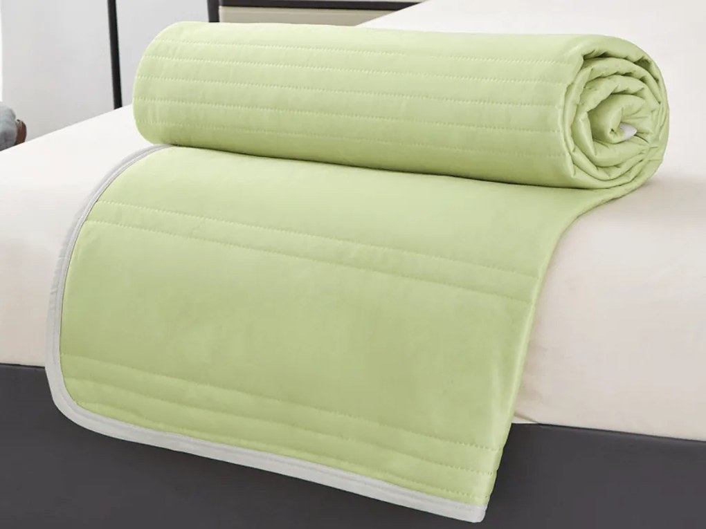 Chladiaca letná prikrývka CELIA, zelená Rozmer: 160 x 200 cm