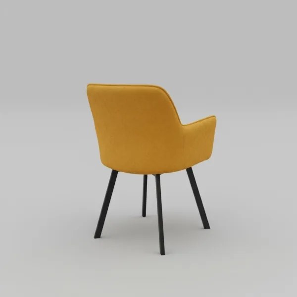 Jedálenská stolička AMELIA oranžová