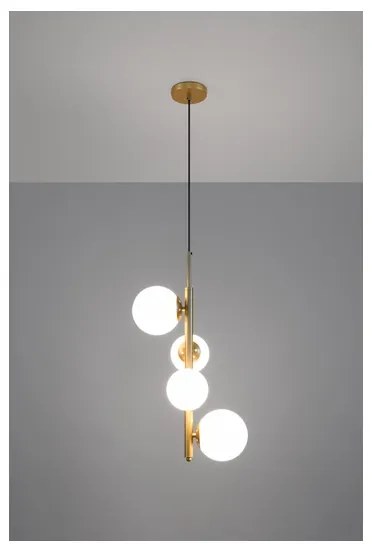 Luster na lanku CORDEL 4xG9/20W/230V zlatá