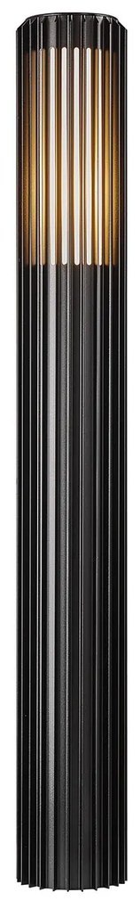 Nordlux Černý záhradný stĺpik Aludra 95 Seaside pre žiarovku E27 95cm 2118038203